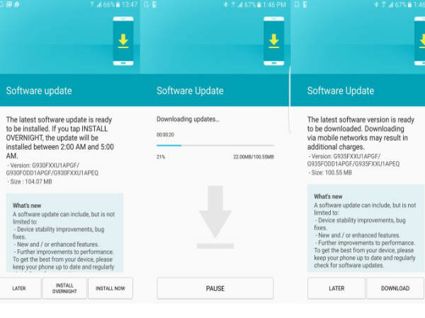 Samsung Rolls Out July Security Updates in India For Galaxy S7 and S6