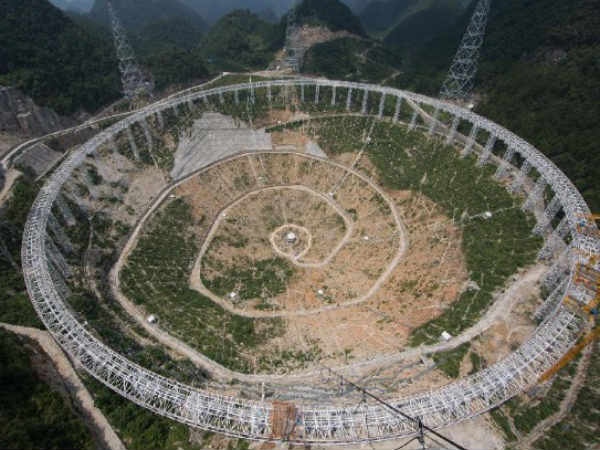 Installation of world's largest radio telescope completed