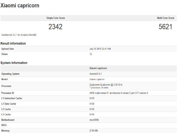 Xiaomi Altun and Capricorn Spotted: New Mi Note Smartphones Coming up