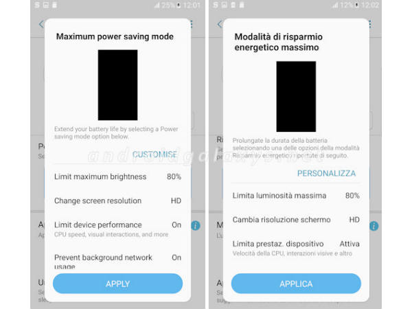 Choose what to limit