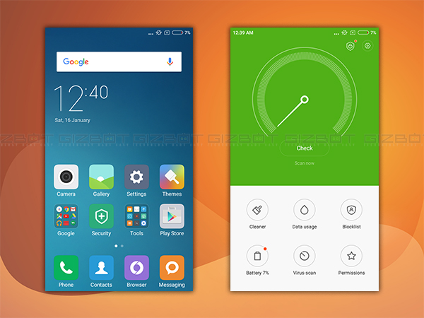 An In-Built Cleaner, Virus Scanner