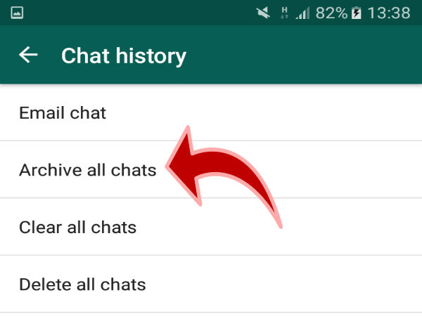 Step 3: Archive all conversations in one step