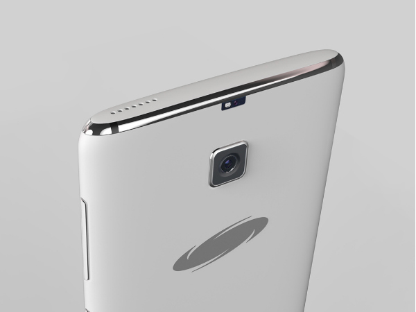 Fingerprint scanner is at the back