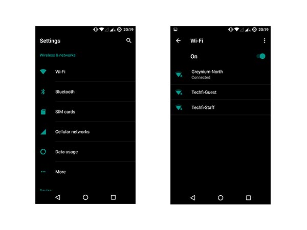 Step 1: Make Sure You are Connected to the Wi-Fi Network