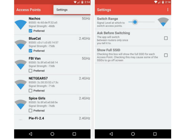 Get notified before switching 