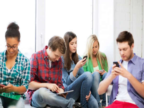 You use your phone even in social gatherings