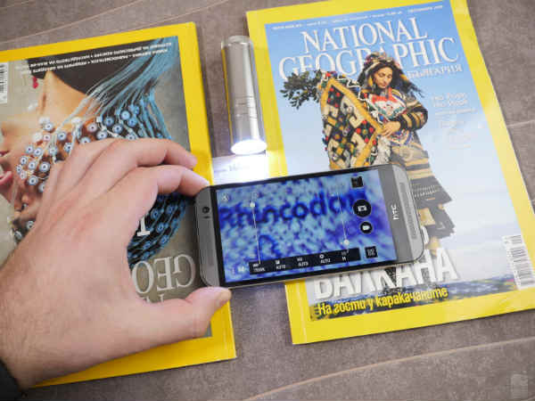 Place the camera above the subject