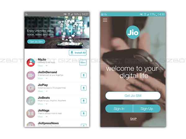 Open MyJio App and Start Setup