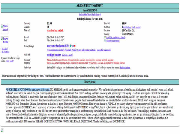 There's absolutely nothing