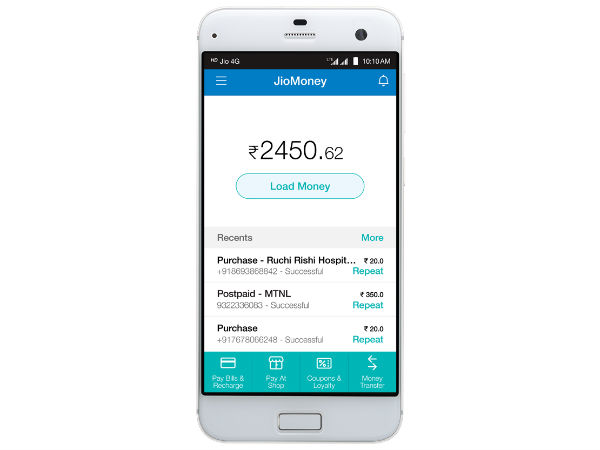 Load money in the wallet to enjoy the service 