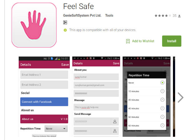 Nirbhaya Trust launches 'I feel safe' app in Hyderabad