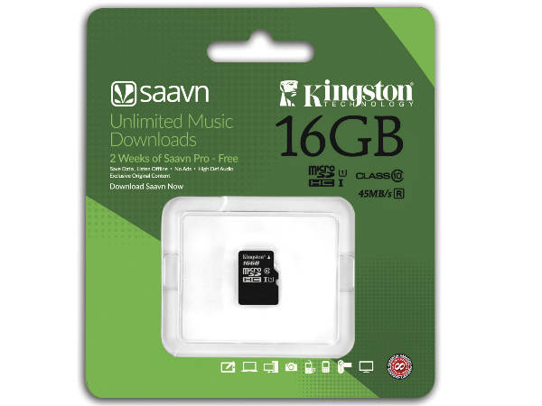 Kingston Ties Up with Saavn Launches Limited Edition MicroSD  Cards