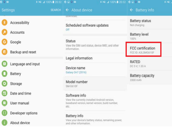 Samsung Galaxy On7 (2016) certified by FCC: Expected Specifications