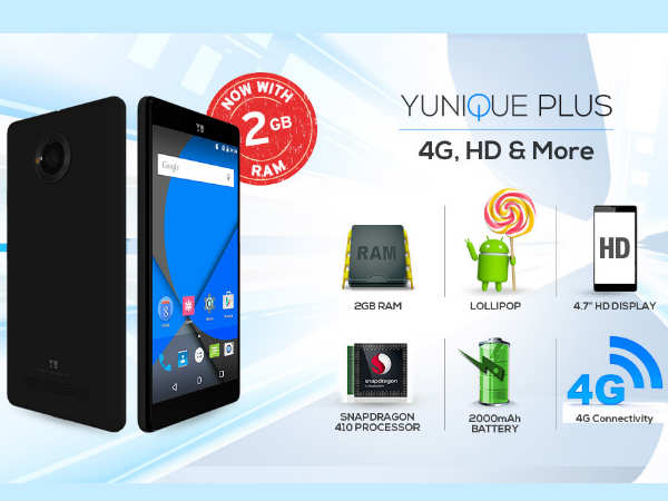 Yu Yunique Plus Smartphone to Debut Soon at Rs 6,499