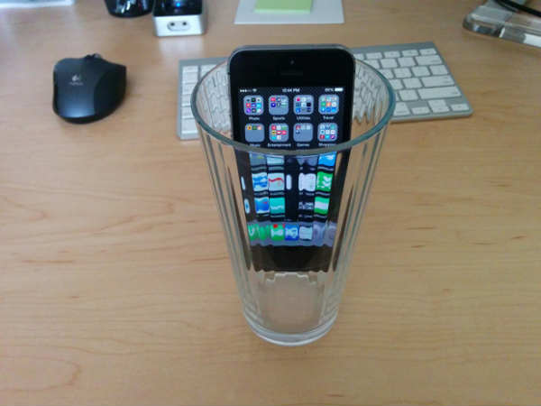 Turn a glass into a speaker