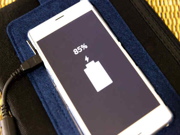 Don't use the phone while charging   