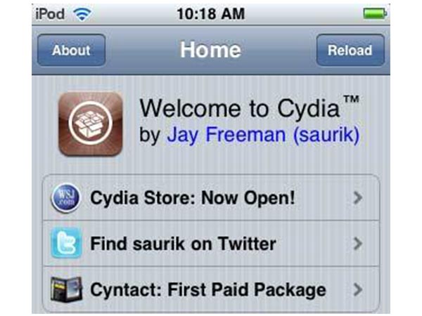 Download the Cydia App