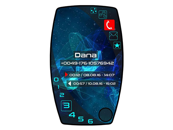 Sleek Dialing Screen