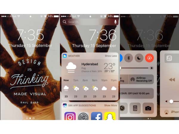 Widgets, Revamped Notification Centre and Control Centre – Yay! 