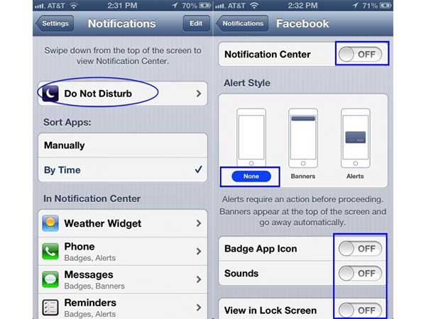 Disable the Unwanted Push Notifications
