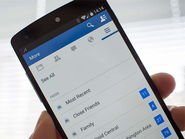 Update to Most Recent Option on Facebook: Android Users