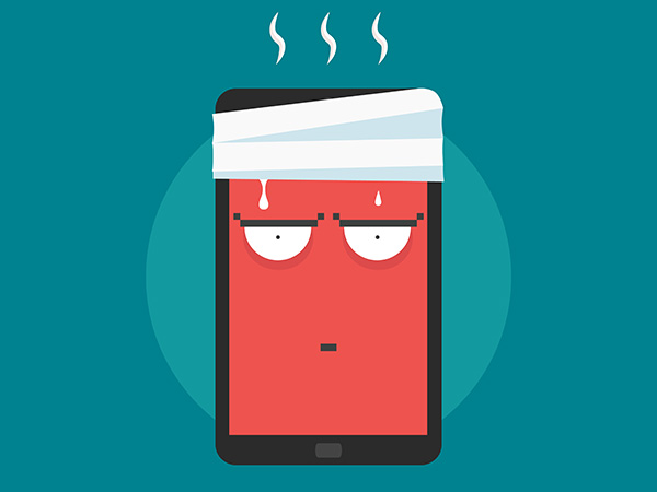 Overload leads to overheating