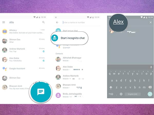 Start Incognito Chat