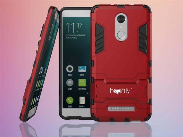 Heart Graphic Designed Kick Stand Hard Dual Rugged Armor Hybrid Bumper Back Case Cover For Xiaomi Mi Redmi Note 3