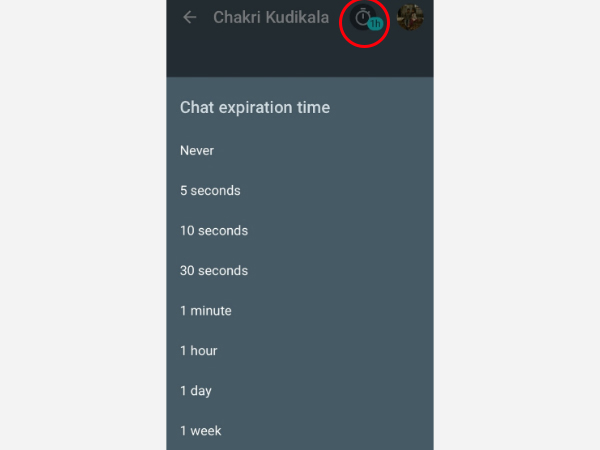 Step 5: Set expiration time