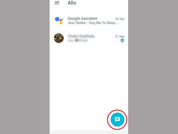 Step 2: Start a new chat