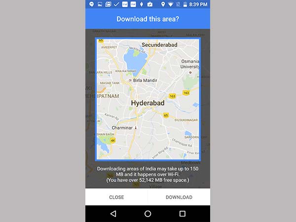 Step 4: Download offline maps
