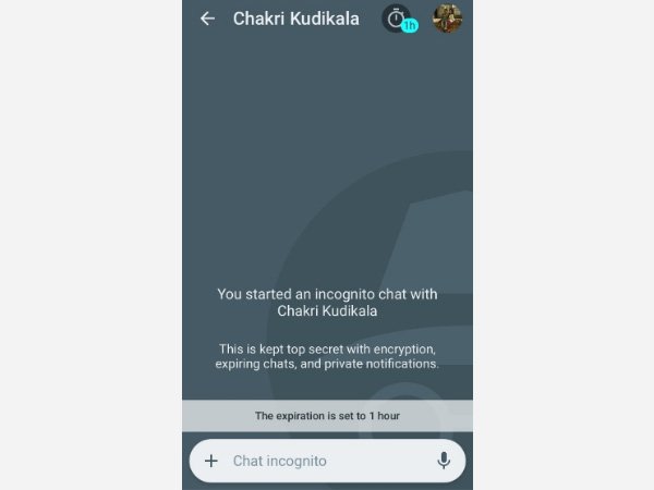 Step 8. Incognito Mode