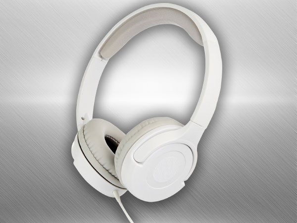 AmazonBasics White On-Ear Headphone: