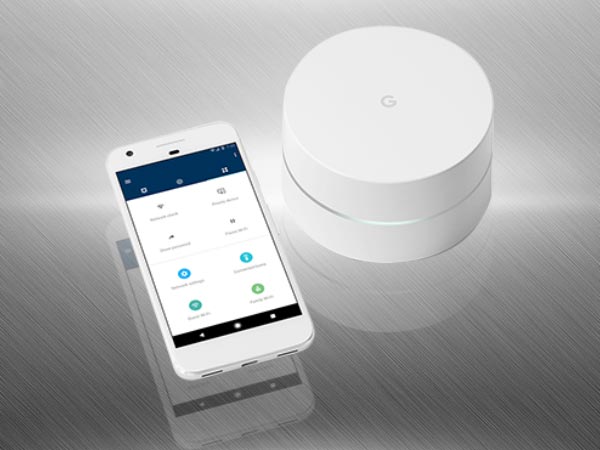 Google Wi-Fi router and Daydream VR