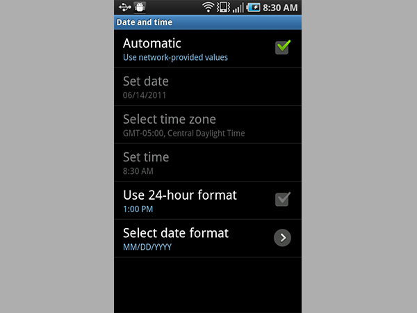 Fix Phone's Date and Time Settings 