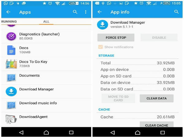 Enable Download Manager