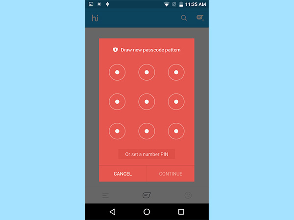 Step 2: Enter password
