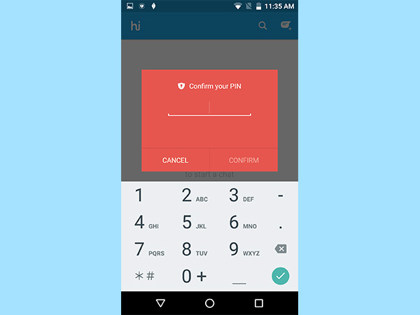Step 3: Confirm the Password