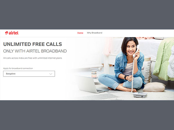 Step 1. Choose your City From Airtel Website
