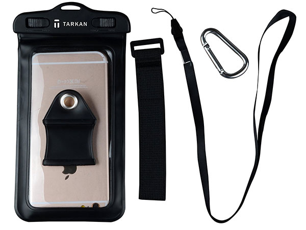 Tarkan IPx8 100% Water / Dust Proof Touch Sensitive Transparent Universal Pouch Cover