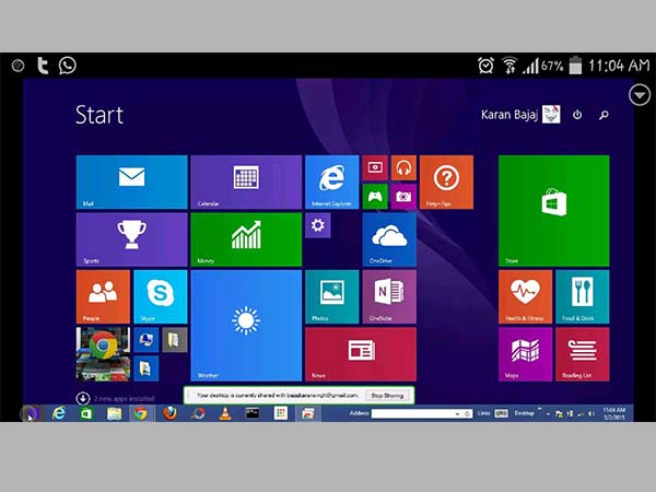 Control Your Desktop from Android Smartphone