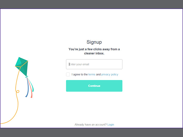 Step 2. Signup with Unroll.me