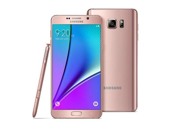 5% off on Samsung Galaxy Note 5 DS (Black Sapphire, 32GB)