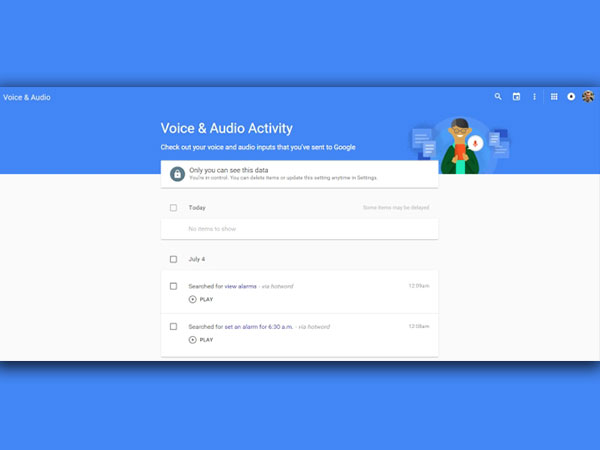 Step 1. Check All Your Voice Activites