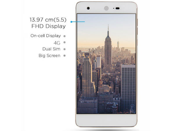 5.5-inch Full HD Display and 32GB internal storage