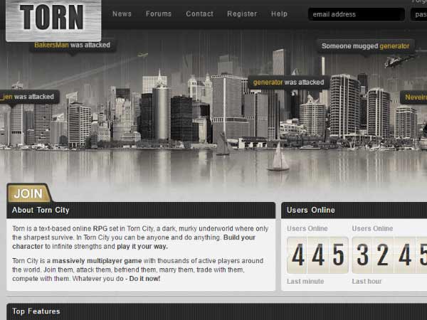 Get lost in a fictional world — Torn