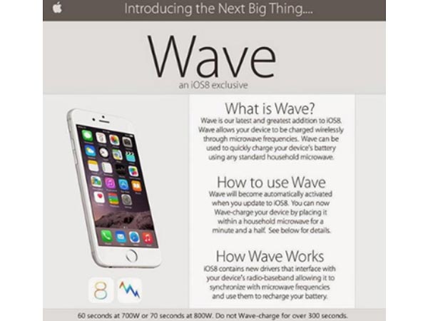 Things definitely don’t end well when you place an iPhone in a Microwave