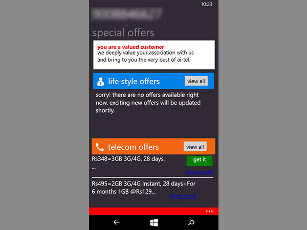 B. Get it from your My Airtel App