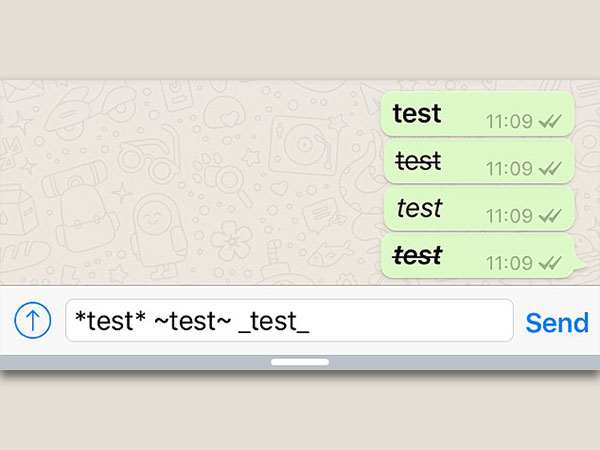 Make Messages Bold, Italics, and Also Strikethrough the Unwanted Chats