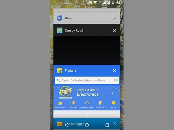 Step 1: Launch at least two apps